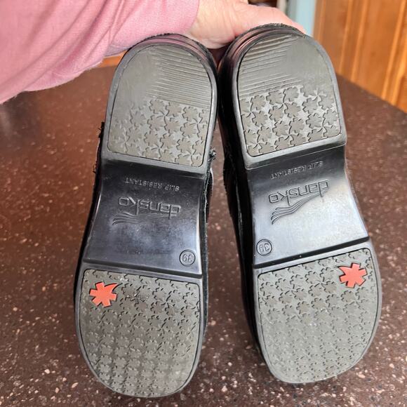 Dansko Professional Nurse Clog Work Shoes Black EUR 39 US 8.5-9 mule slide shoe - Picture 3 of 10